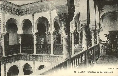 Alger Algerien Interieur de l Archeveche / Algier Algerien /
