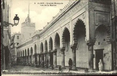 Alger Algerien Grande Mosquee Rue de la Marine / Algier Algerien /