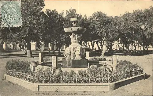 Cherchell Fontaine de la Place Romain