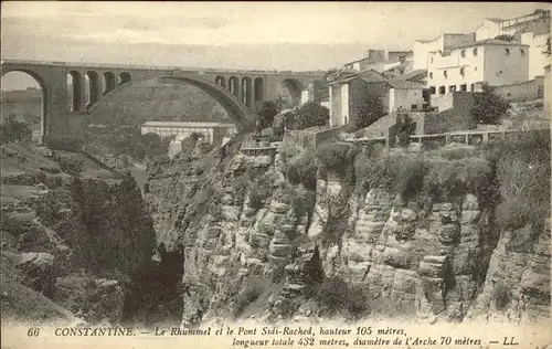 Constantine Le Ravin du Rhummel et le Pont de Sidi Rached