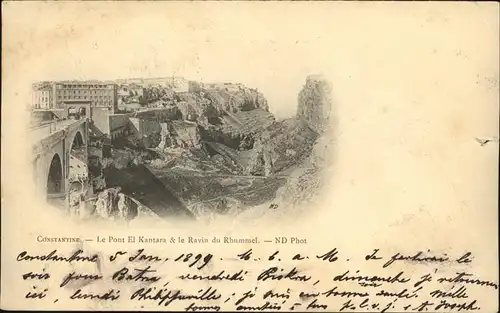 Constantine Le Ravin du Rhummel et le Pont El Kantara