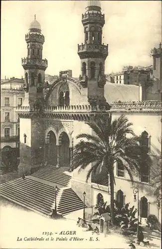 Alger Algerien La Cathedrale et le Palais d Hiver / Algier Algerien /