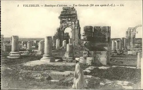 Volubilis Basilique d Adrien Ruine
