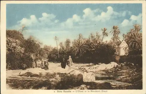 Bou Saada L Oued et le Marabout Dinet