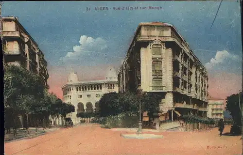 Alger Algerien Rue d Isly et rue Monge / Algier Algerien /