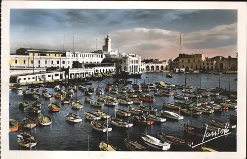 Alger Algerien L Amiraute Hafen Boote / Algier Algerien /