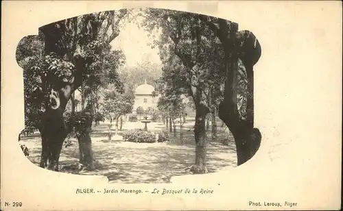 Alger Algerien Jardin Marengo Le Bosquet de la Reine Brunnen / Algier Algerien /