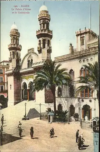 Alger Algerien Le Palais d Hiver et la Cathedrale / Algier Algerien /