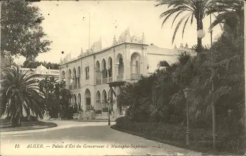 Alger Algerien Palais d Ete du Gouverneur a Mustapha Superieur / Algier Algerien /