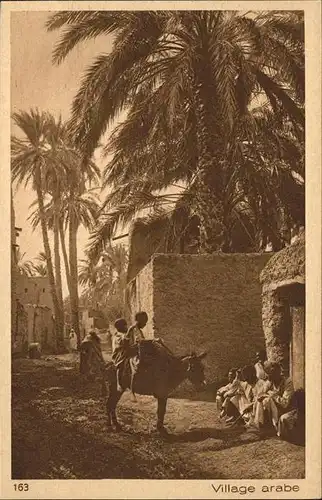 Algerien Village arabe Esel