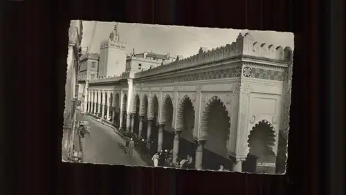 Alger Algerien Rue de la Marine et Grande Mosquee / Algier Algerien /