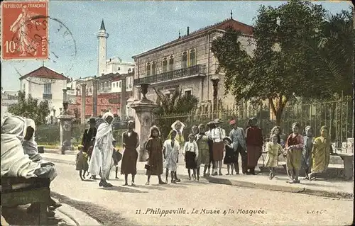 Philippeville Algerien Le Musee et la Mosquee