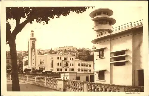 Philippeville Algerien Hotel de Ville et le Pavillon du Pilotage