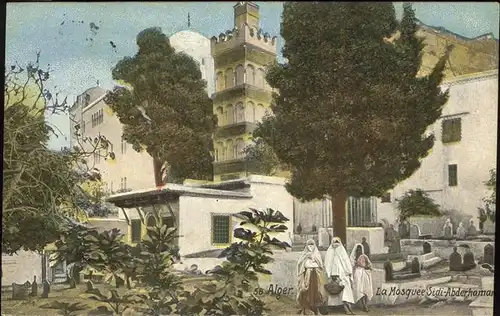 Alger Algerien La Mosquee de Sidi Abderhaman / Algier Algerien /