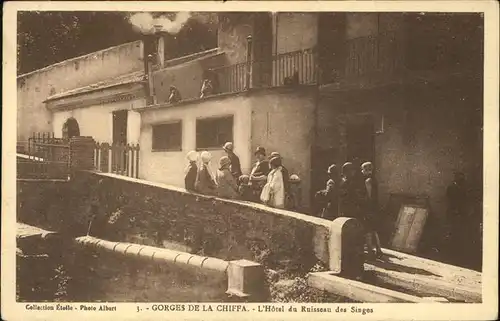 Blida Algerien Gorges de la Chiffa L Hotel du Ruisseau des Singes