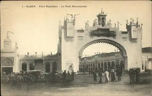Alger Algerien Foire Exposition La Porte Monumentale / Algier Algerien /