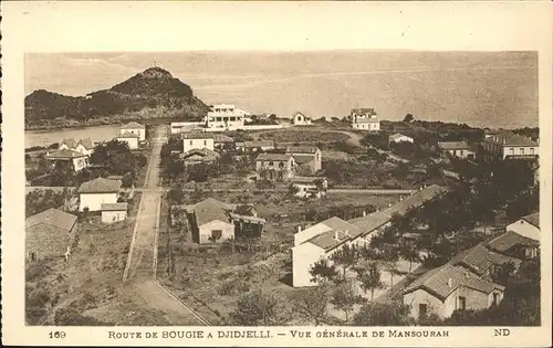Mansourah Route de Bougie a Djidjelli vue generale de Mansourah