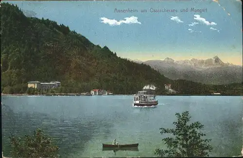 Annenheim Ossiacher See Mangart Schiff / Annenheim Kaernten /Villach