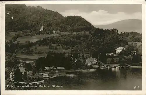 Reifnitz Woerthersee Woerthersee Bucht St. Anna / Maria Woerth /Klagenfurt Land