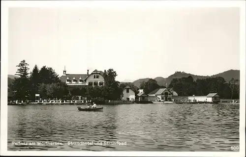 Reifnitz Woerthersee Strandhotel Strandbad Woerthersee / Maria Woerth /Klagenfurt Land