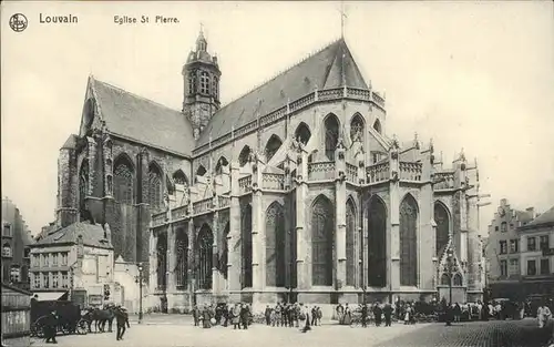 Leuven Eglise St. Pierre Flandre Kat. 