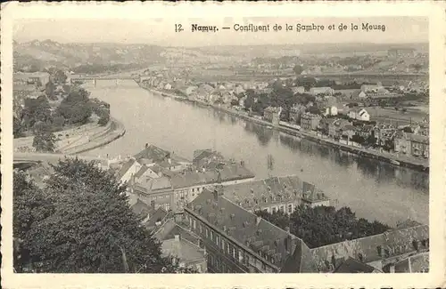 Namur Wallonie Confluent de la Sambre et de la Meuse Pont Kat. 