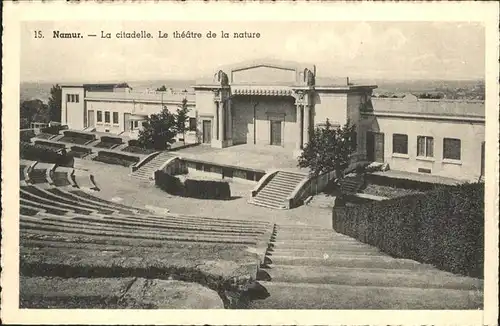 Namur Wallonie La citadelle le theatre de la nature Kat. 