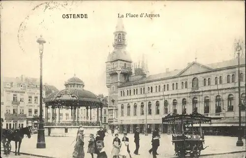 Ostende Flandre La Place d Armes Pavilon Kat. 