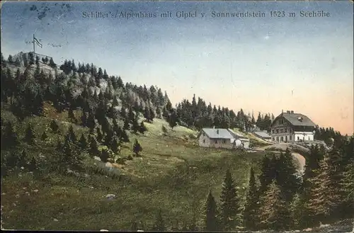 Sonnwendstein Schillers Alpenhausb Seehoehe