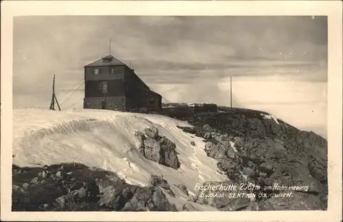 Fischerhuette Schneeberg  Kat. 