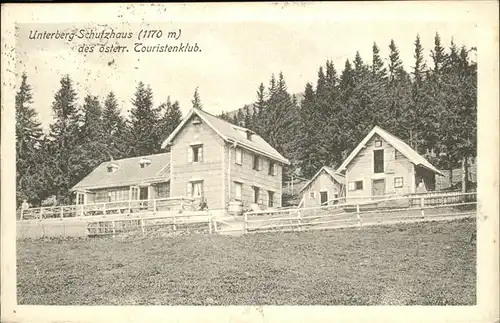 Unterberg Niederoesterreich Schutzhaus Touristenklub