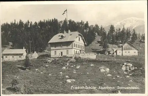Sonnwendstein Friedrich Schueler Alpenhaus