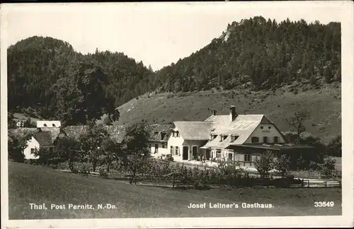 Thal Niederoesterreich Pernitz Josef Leitners Gasthaus