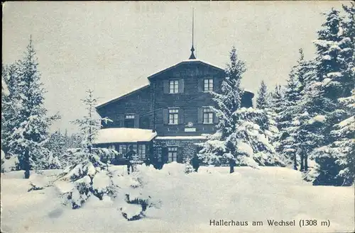 Wechsel Oesterreich Hallerhaus Winter