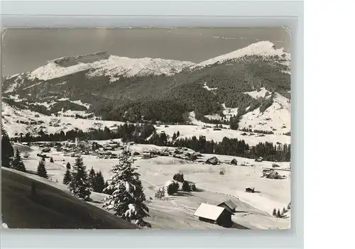 Riezlern Kleinwalsertal Vorarlberg Panorama mit Hoch Ifen und Gottesackerplateau Kat. Mittelberg