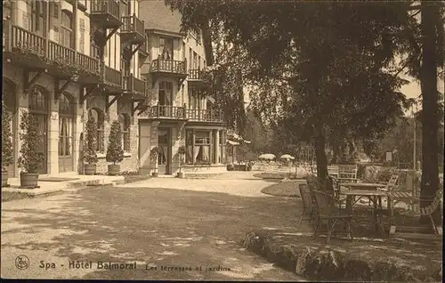 Spa Liege Hotel Balmoral Les terrasses et jardins /  /