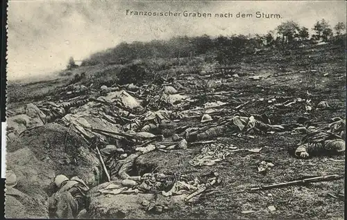 Craonne Aisne Franzoesischer Graben nach dem Sturm Feldpost / Craonne /Arrond. de Laon