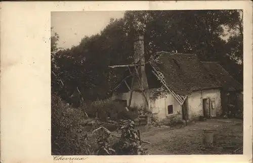 Craonne Aisne Zerstoertes Haus in Chevreux Feldpost / Craonne /Arrond. de Laon