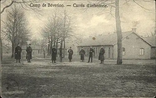 Beverloo Camp Carres infanterie Soldaten Kat. 