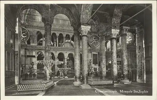Constantinopel Istanbul Mosquee Ste. Sophie /  /