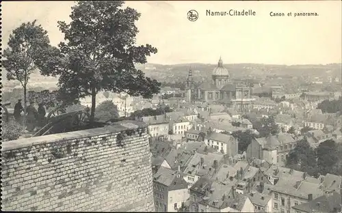 Namur Wallonie Citadelle canon panorama Kat. 