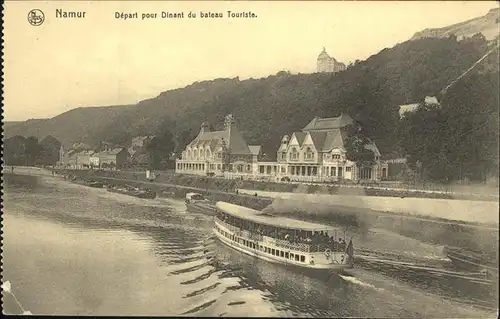 Namur Wallonie Depart Dinant Touriste Schiff Kat. 