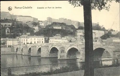 Namur Wallonie Citadelle Pont de Jambes Kat. 