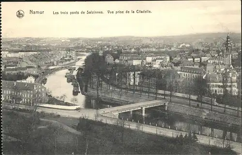 Namur Wallonie Salzinnes Vue prise Citadelle Kat. 