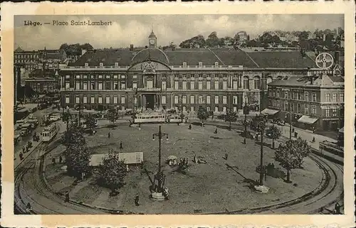 Liege Luettich Place Saint Lambert Strassenbahn / Luettich /Provinde Liege Luettich