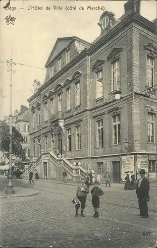 Liege Luettich Hotel de Ville Marche / Luettich /Provinde Liege Luettich