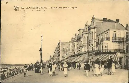 Blankenberghe Villas sur la digue Strand Kat. 