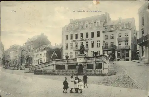 Spa Liege cascade monumentale Kat. 