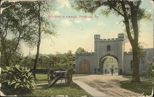 Pittsburg Pennsylvania Entrance Arsenal