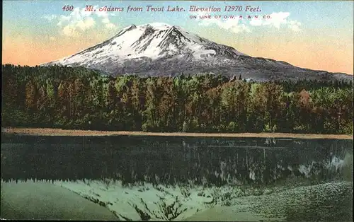 Mount Adams Portland Mount Adams from Trout Lake